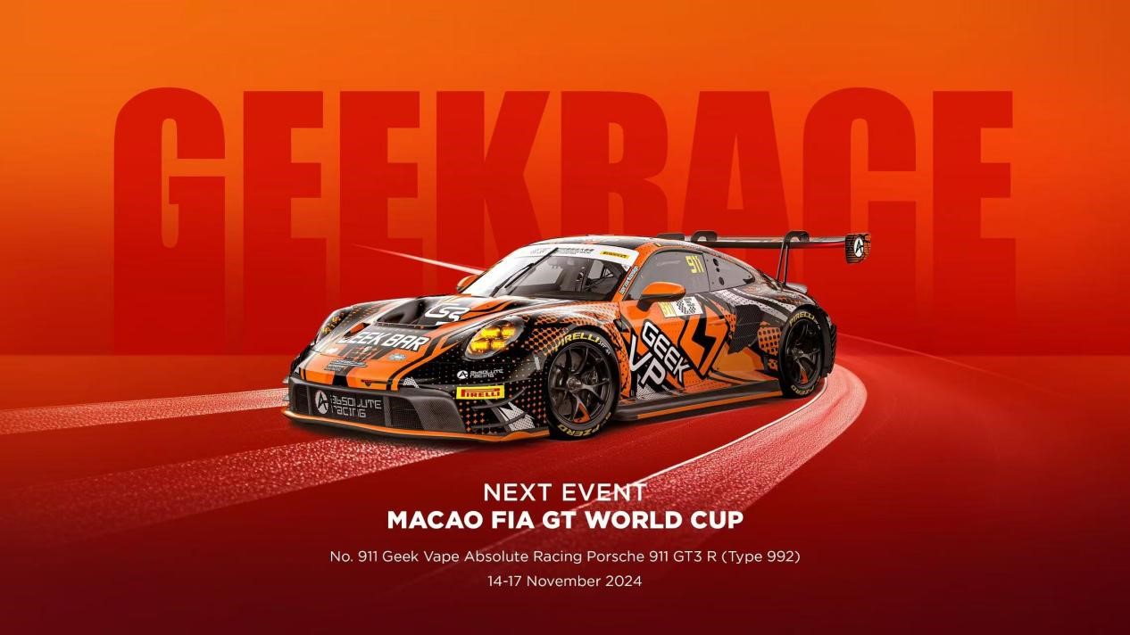 Geekvape and Porsche Absolute Racing Join Forces for the Macau Grand Prix